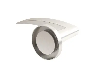  Eurospec Volantes Satin Stainless Steel Door Handle 3D model