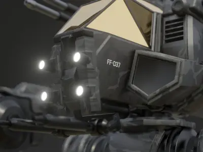  Robot Demolition Machine 3D model