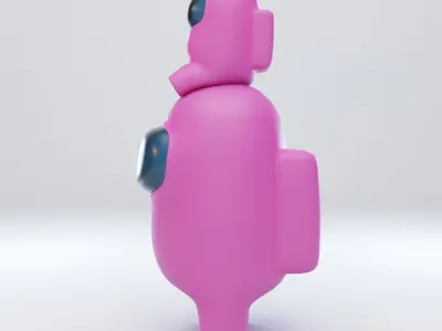 Among Us Mini Crewmate Character 3D model