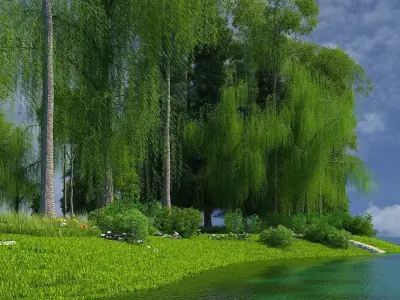 Golf Course 02 3D model