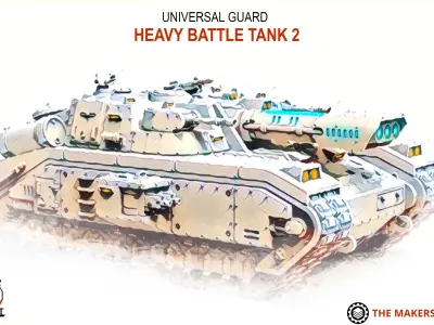 Universal Guard - Heavy Battle Tank 2 3D print model
