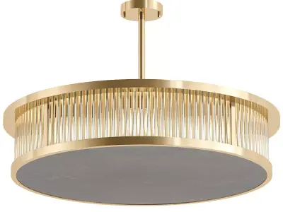 CRITERION gold and pendant light 3D model