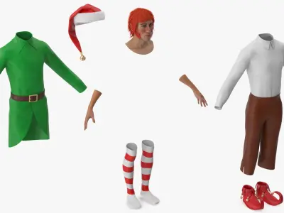  Christmas Elf Male 