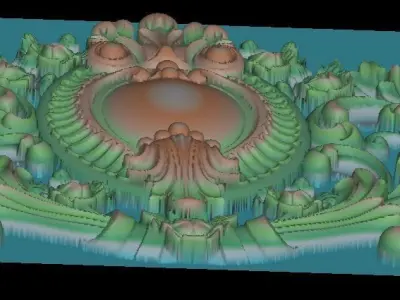 3D DOOR FLOWERS 3D print model