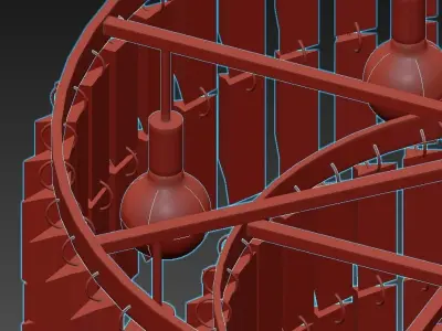  Odeon Chandelier 3D model