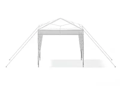 Green Garden Pavilion 3D Model 3D model