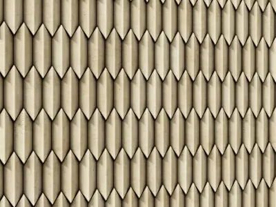 Concrete Acoustic Wall Panel - Seamless Texture