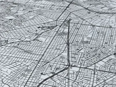 Lima Road Network and Streets 3D model