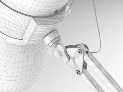Office Table Lamp 3D model