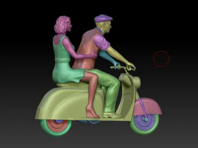 Man and Woman 3D print model