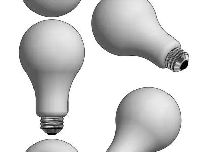 Light Bulb 3D print model
