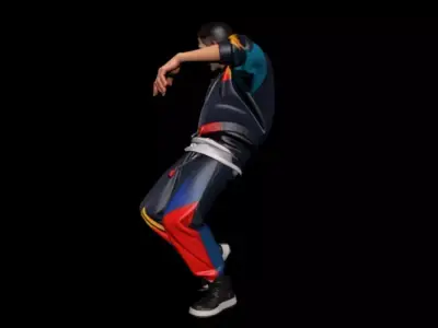 street dance 3D model