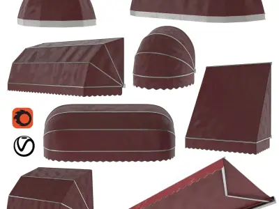 Awning collection vol 07 3D model