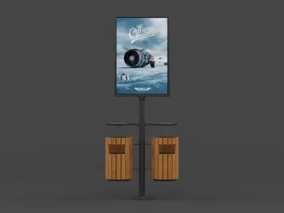 Ashtray Bin 3D model