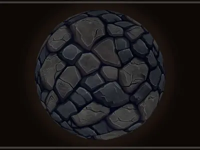 Dungeon Floor and Stone Road -20 TEXTURES -Handpainted PACK 3-- Texture