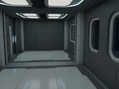 Sci Fi Quarters Kit 1 3D model