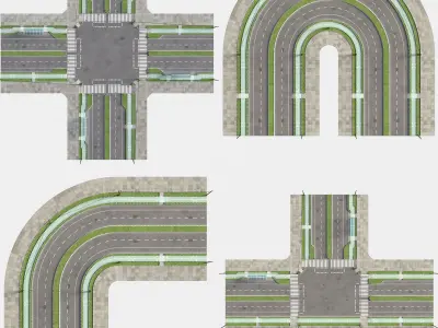 green street 3D model