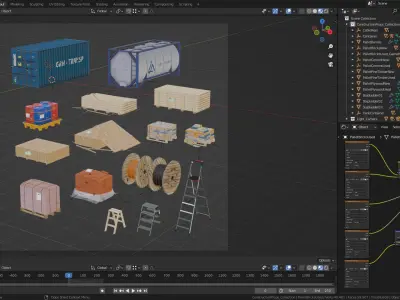  Construction Props Collection GameReady LODs 