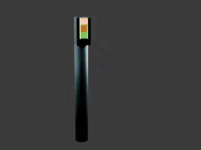 Pedestrian Traffic Light Realistic Urban 3D Model FBX OBJ Blend Low-poly 3D model