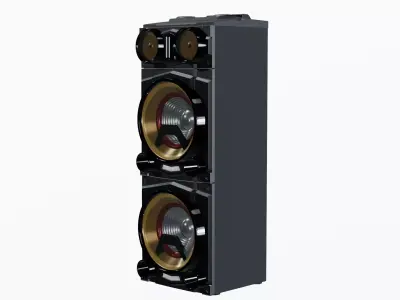 Speaker Low-poly 3D model