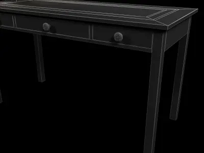 wisteria moorish desk white decorators lighting cinder table lam 3D model
