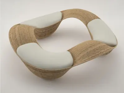 Pro - Round Bench Filipini Sema 3D model