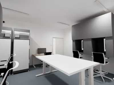 laboratory molecular biology PCR 3D model