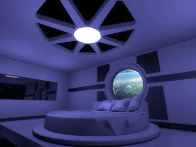 Sci Fi Room 3D model