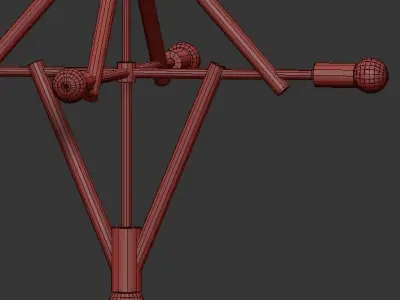 Lodge Chandelier 3D model