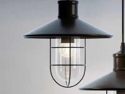 Hanging lamp Romatti Castle color 3D model