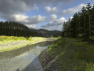 Rural Environment Pack Low-poly 3D model