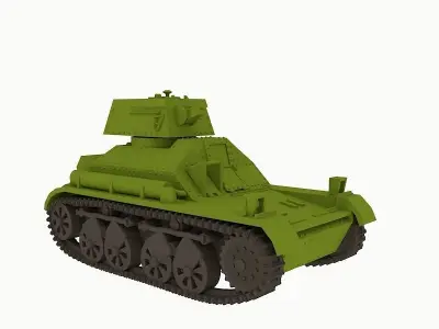 Vickers Light Tanks Mark II 3D print model