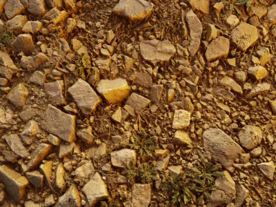 scanground10rocks 3D model