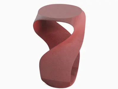 Twisted Stool for Childs B 01 3D model