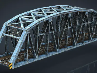TRAIN BRIDGE 3D model