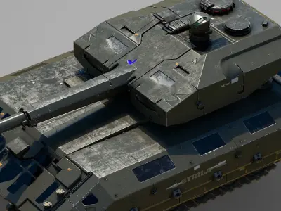 Next Gen MBT Low Poly Game Ready  Low-poly 3D model