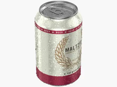  Standard Beer Can With Droplets 330ml 