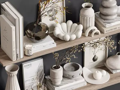 Decorative set 38 3D model shop