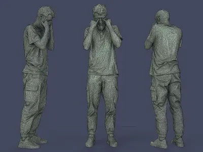 Wearied Urban Casual 3D model