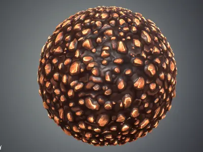 Stylized Rocks Vol 11  - Hand Painted Textures Texture