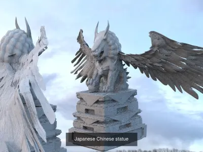 Bushido Architecture collection 3D Model Pack