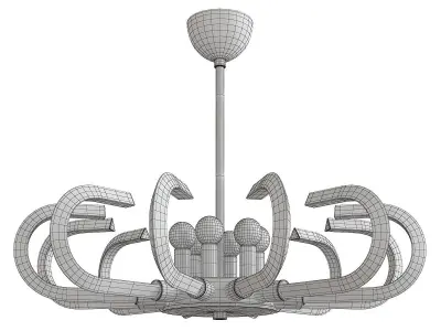 Tobia Chandelie Low-poly 3D model