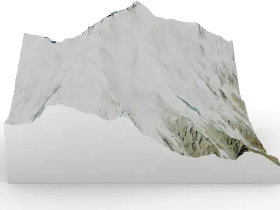 Mount Nanga Parbat 3D model
