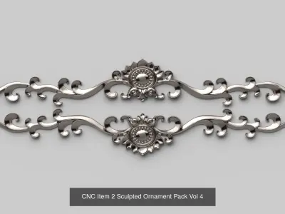 CNC Sculpted Ornament Pack VOL 4