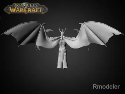 Illidan Demon Hunter 3D model