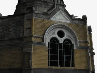 Old Crypt Low-poly 3D model