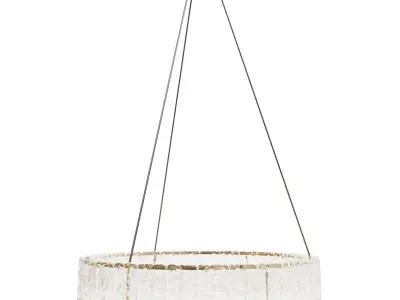 Pendant chandelier Solo round 3D model