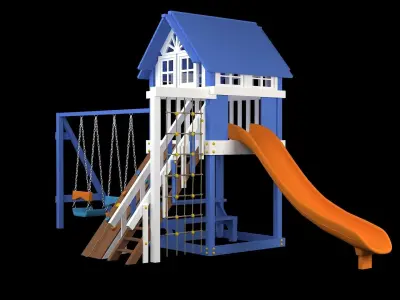 Slide Climber Playground  3D model