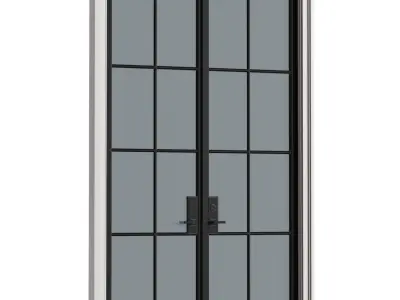 Entrance modern street Doors 3D model