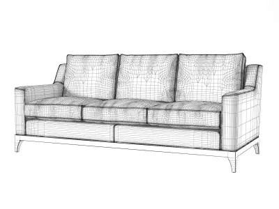 Lysander 3 Seater Sofa 3D model